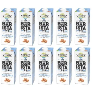 Vitariz Napój migdałowy Barista zestaw 10 x 1000 ml Bio - Soki i napoje niegazowane - miniaturka - grafika 1