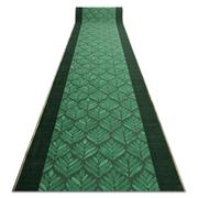 Dywany - CHODNIK PODGUMOWANY LIŚCIE zieleń 90cm, 90x110 cm - miniaturka - grafika 1