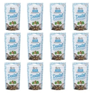 Przysmak dla kota BRIT CARE Snack Dental 12 x 50 g - Przysmaki dla kotów - miniaturka - grafika 1