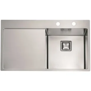 Alveus STYLUX 50-FS stal SATYNA 1084294 - Zlewozmywaki - miniaturka - grafika 1