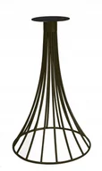 Meble modułowe i akcesoria - Noga metalowa, czarna podstawa do stołu 60 cm stół - miniaturka - grafika 1