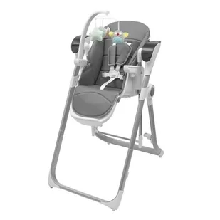 Krzesełko do karmienia 2w1 grey - Leżaczki i huśtawki - miniaturka - grafika 1