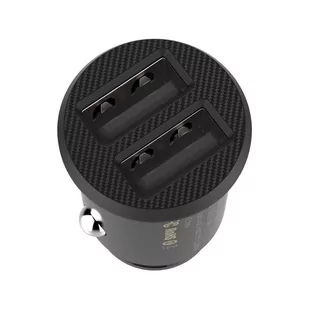 Baseus Grain Car Charger mini ładowarka samochodowa 2x USB 3.1A czarny (CCALL-ML01) - Ładowarki samochodowe - miniaturka - grafika 3