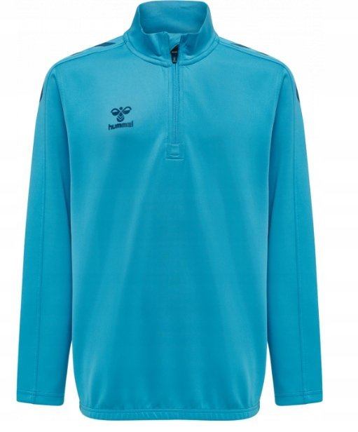 HUMMEL BLUZA DZIECIĘCA NIEBIESKA ZAMEK 116 PUQ