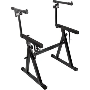 MOZOS KSX4 podwójny statyw pod instrumenty klawiszowe - Akcesoria do instrumentów klawiszowych - miniaturka - grafika 1