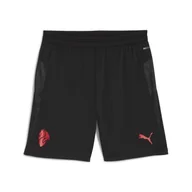 Spodnie sportowe męskie - Męskie szorty treningowe AC Milan PUMA Black For All Time Red - miniaturka - grafika 1