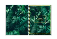 Planery - JUFIMI Planer diety dietetyczny plan żywieniowy odchudzanie dziennik jedzenia TROPICAL okładka twarda - miniaturka - grafika 1