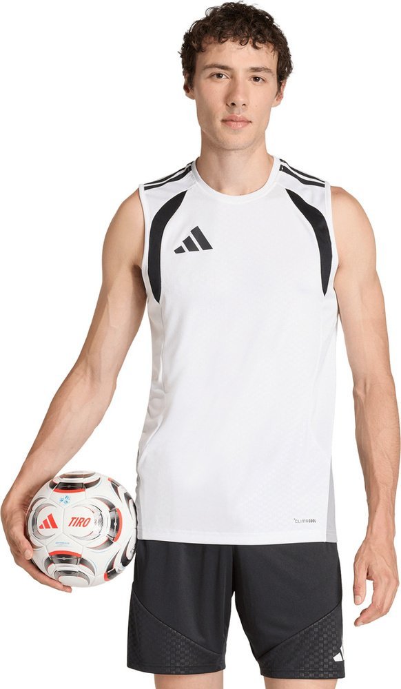 Adidas Koszulka męska adidas Tiro 26 Competition Sleeveless Jersey biała KA7614 2XL