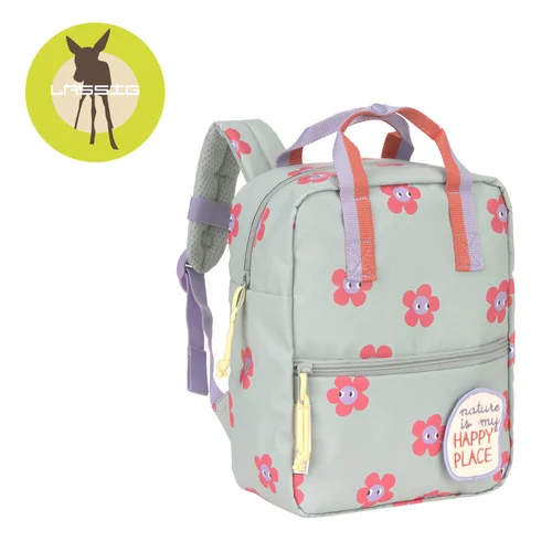Lassig Plecak mini kwadratowy Happy Trails Flower