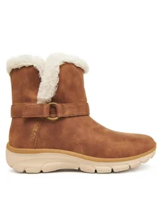 Skechers Botki Easy Going 168045/CSNT Brązowy - Botki damskie - miniaturka - grafika 1