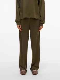 Vero Moda Spodnie w kolorze khaki - Spodnie damskie - miniaturka - grafika 1