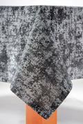 Obrusy i serwetki - Obrus 135x220 cm Infinity bawełniany szary, srebrny - miniaturka - grafika 1