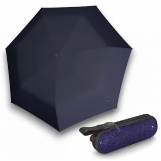 Parasole - KNIRPS X1 GLAM NAVY - lekka składana mini parasolka - grafika 1