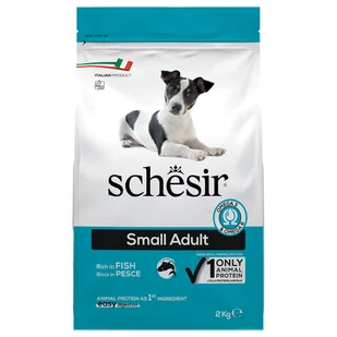 Schesir Dog Small Adult z rybą - 2 kg - Sucha karma dla psów - miniaturka - grafika 1