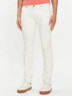 Lee Jeansy Luke 112349207 Biały Slim Fit - Spodnie męskie - miniaturka - grafika 1