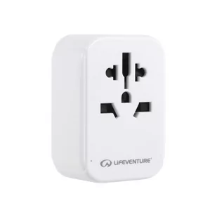 LIFEVENTURE Adapter EUROPEAN ADAPTOR + USB - Adaptery i przejściówki - miniaturka - grafika 1