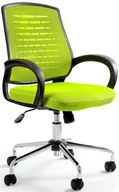 Fotele i krzesła biurowe - Fotel Biurowy AWARD Obrotowy Zielony Siatka Tkanina - miniaturka - grafika 1