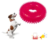 Zabawki dla psów - Zabawka dla psa GRYZAK PISZCZĄCY RING szczeniak 12 cm - miniaturka - grafika 1