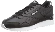 Trampki damskie - Reebok Damskie trampki Glide Ripple Clip, Core czarne srebrne metalizowane obuwie białe, 37 EU - miniaturka - grafika 1