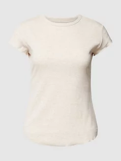 Koszulki i topy damskie - T-shirt z prążkowaniem model ‘Go Ribbed’ - grafika 1