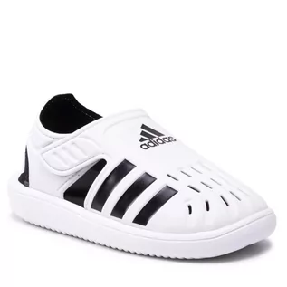 Sandały damskie - Adidas Sandały Water Sandal X GW0387 Cloud White/Core Black/Cloud White - grafika 1