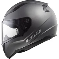 Kaski motocyklowe - LS2 Rapid Solid kask motocyklowy z matowym tytanem, XXL - miniaturka - grafika 1