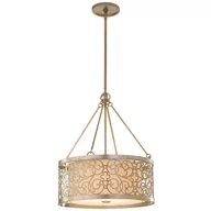 Lampy sufitowe - Elstead Lighting Arabesque 4Lt Chandelier FE/ARABESQUE4 Elstead lampa wisząca stylowa abażurowa FE/ARABESQUE4) - miniaturka - grafika 1