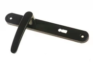 Klamki - UNIMET KLAMKA MALOWANA CZARNA 72MM NA KLUCZ MP KL D7K CZ [6683103] - miniaturka - grafika 1