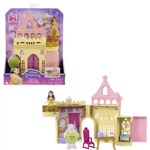 Mattel, Disney, Mała lalka Princess Bella i zamek - Lalki dla dziewczynek - miniaturka - grafika 1