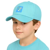 Czapki dla dzieci - Czapka z daszkiem bejsbolówka dziecięca dzieci KIDS DINO BLUE - miniaturka - grafika 1