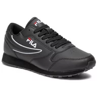 Sneakersy męskie - Fila Buty męskie Orbit Low czarne r 44 1010263-12V 1010263-12V - miniaturka - grafika 1