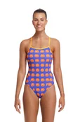 Stroje kąpielowe - FUNKITA Strój kąpielowy damski jednoczęściowy SINGLE STRAP ONE PIECE Lippie Love - miniaturka - grafika 1
