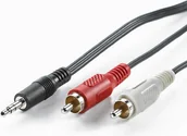 Kable - Value Kabel 1x 3,5mm ST zu 2x Cinch ST cable 5m - 11.99.4345 - miniaturka - grafika 1