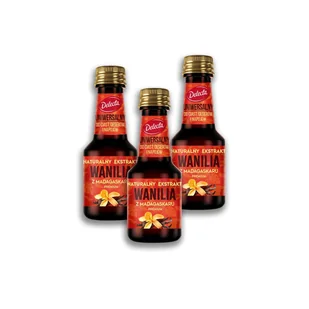 Delecta Wanilia naturalny aromat ekstrakt Premium Zestaw 3 x 30 ml - Żywność - Dodatki do ciast w płynie, aromaty - miniaturka - grafika 1