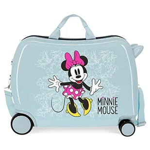 Disney Mickey 'Enjoy the Day' walizka kabinowa, Jasnoniebieski, 50x38x20 cms, Walizka dziecięca - Walizki - miniaturka - grafika 1