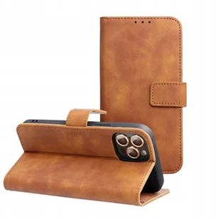 Kabura TENDER Book do SAMSUNG A36 5G brązowy - Etui i futerały do telefonów - miniaturka - grafika 1