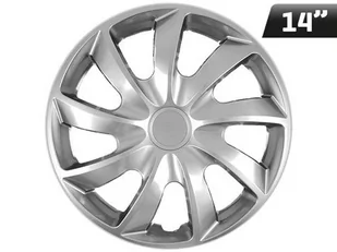 Kołpaki QUAD silver 14", 4 szt. - Kołpaki samochodowe - miniaturka - grafika 1