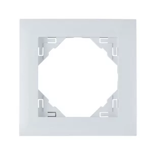 Efapel Ramka pojedyncza LOGUS 90 Biały - Klawisze i ramki - miniaturka - grafika 1