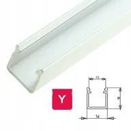 Akcesoria do oświetlenia - Profil aluminiowy do taśm Led Lumines typ Y Biały 2m - miniaturka - grafika 1
