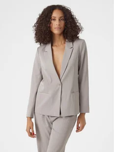 Vero Moda Marynarka Wendy 10301491 Szary Slim Fit - Marynarki i żakiety damskie - miniaturka - grafika 1