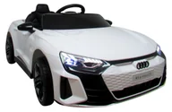 Pojazdy elektryczne dla dzieci - AUDI E-Tron GT Biały Auto na akumulator EVA Skóra pilot - miniaturka - grafika 1