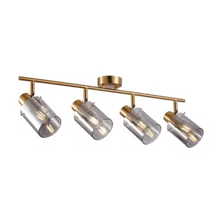 Sardo lampa sufitowa (spot) 4-punktowa mosiądz/dymiona SPL-5581-4-BRO-SG - Lampy sufitowe - miniaturka - grafika 1