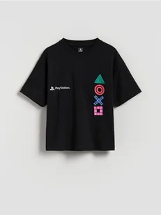 Reserved - T-shirt Playstation - czarny - Koszulki dla chłopców - miniaturka - grafika 1