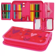 Piórniki - Herlitz Piórnik 31 części Sweet Hearts - - miniaturka - grafika 1