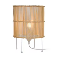 Lampy stojące - T19073D-D20 EDIN LAMPA STOŁOWA NATURAL&BIAŁY - miniaturka - grafika 1