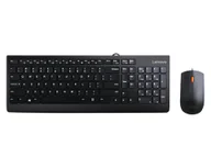 Zestawy myszka + klawiatura - Lenovo 300 klawiatura Dołączona myszka USB QWERTY US English Czarny - miniaturka - grafika 1