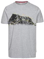 Koszulki męskie - Trespass cashing męski T-shirt z nadrukiem, szary, XS MATOTSN10013_GRMXS - miniaturka - grafika 1