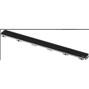 TECE 601294 TECEdrainline - Ruszt prosty ze szkła, szkło czarne satynowe 1200 mm - Odpływy liniowe - miniaturka - grafika 1