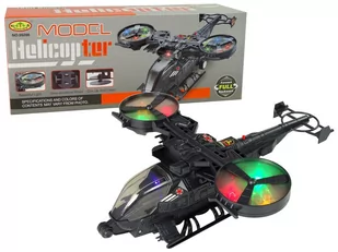 Helikopter wojskowy światło dźwięk - Leantoys - Samoloty i helikoptery - miniaturka - grafika 1