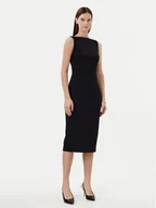 Sukienki - Calvin Klein Sukienka codzienna K20K208140 Czarny Slim Fit - miniaturka - grafika 1